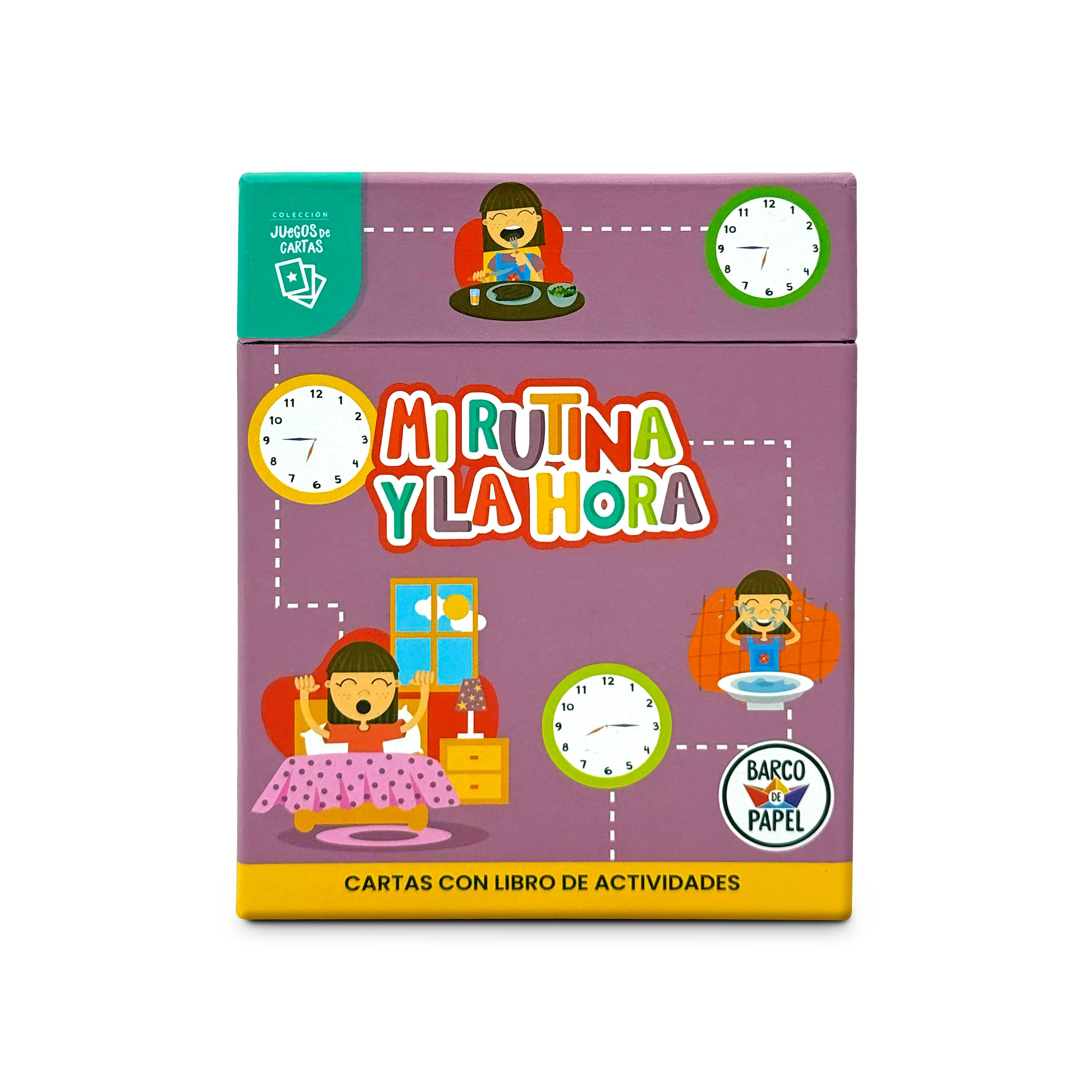 Mi rutina y la hora. Juego de cartas Mi rutina y la hora. Juego de cartas